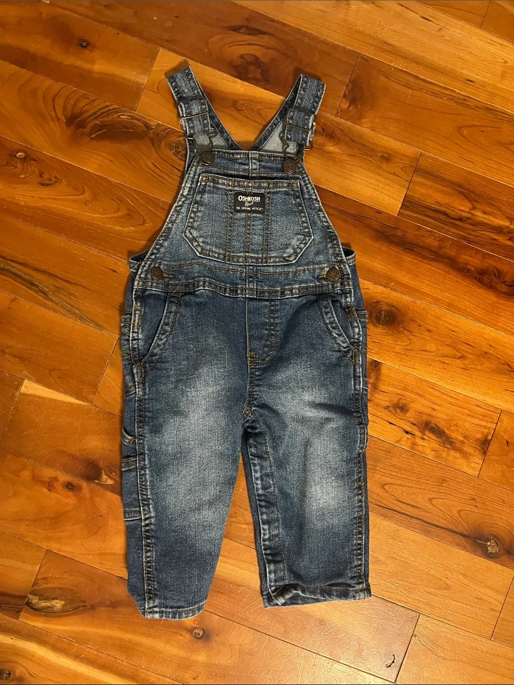 OshKosh B'gosh Denim Blue Baby Overalls